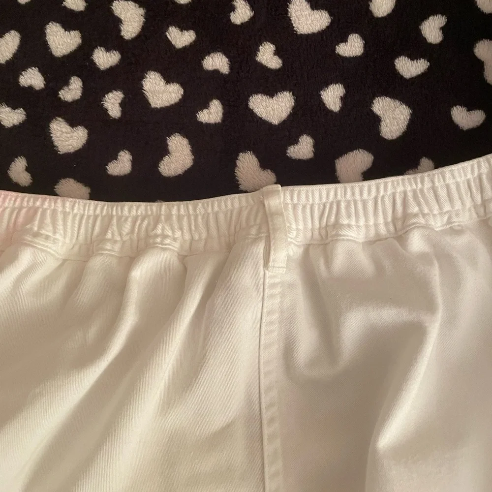 Women’s White Capris Size 18W 100% Cotton